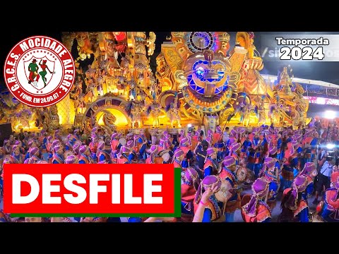 Mocidade Alegre 2025 | Bateria no desfile oficial | Samba ao vivo - #DesfileLIGASP25