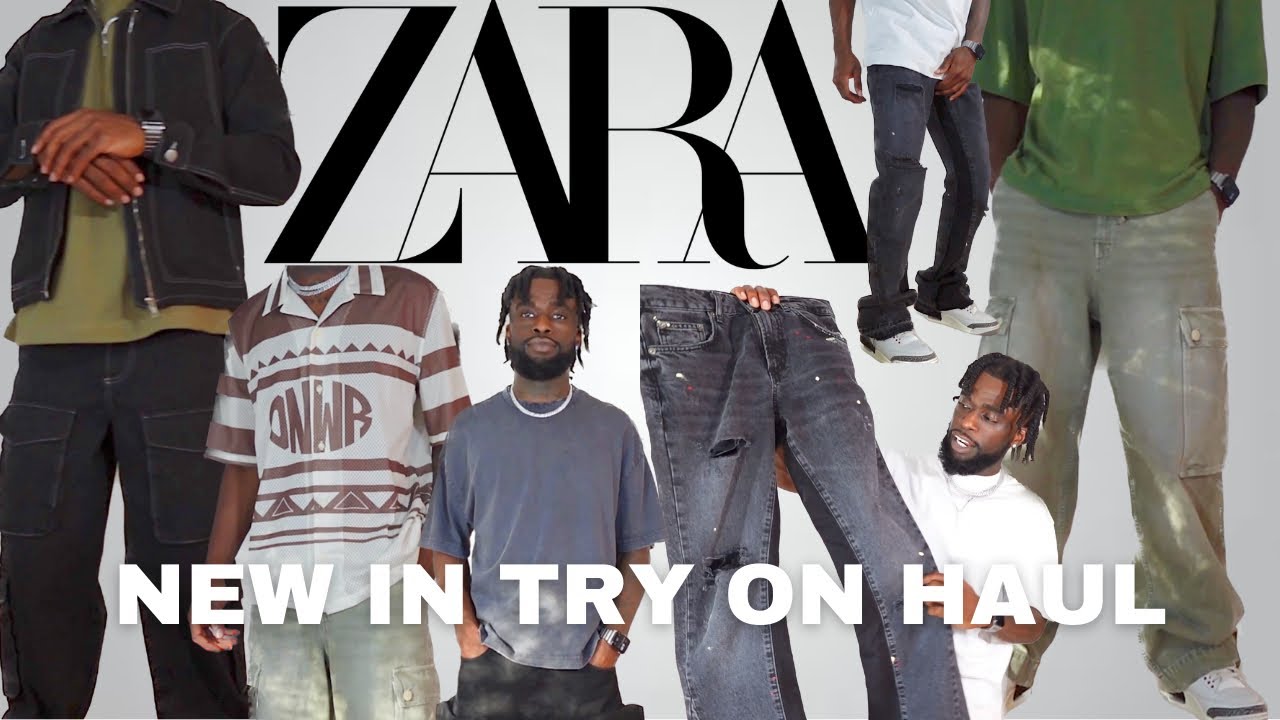 ZARA TRY ON HAUL (2023) + STYLING TIPS FOR MEN | TRANSITIONAL HAUL | CARGO PANTS, SHIRTS, & JACKETS