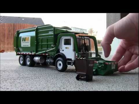 First Gear 1:34 Scale Model Front-Load Garbage Truck