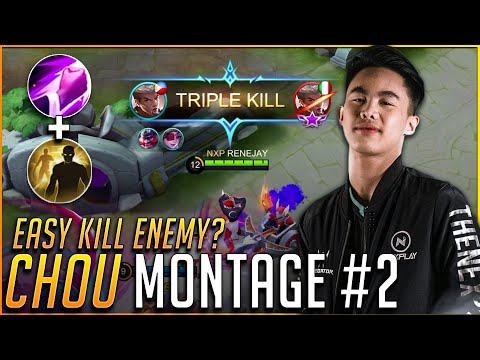 CHOU MONTAGE #2 FIRST + FLICK EASY KILL ENEMY!