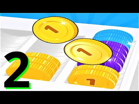 Coin Sort GAMEPLAY Part 2 BIG Progress (Android, iOS) - YouTube