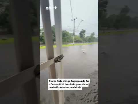 Chuva forte atinge Sapucaia do Sul e Defesa Civil faz alerta para risco de deslizamentos na cidade