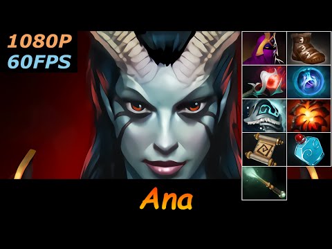 Dota 2 Ana Queen of Pain Pro Top MMR 19/1/8 Ranked Full Gameplay