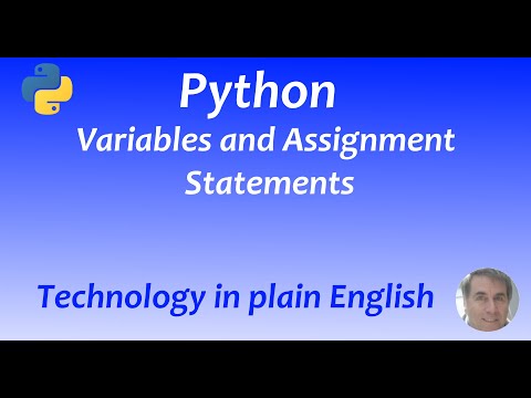 Python 002 Variables And Assignment Statements