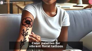 August Birth Flower Tattoo Ideas | Poppy & Gladiolus