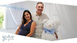 Ex-Palmeiras Velloso escolhe a Coleção Tricot Poá para quartinho do filho Antônio