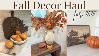 NEW FALL DECOR HAUL 2025 | Fall Decor Ideas | New Cozy Fall Decor for 2025 🍂