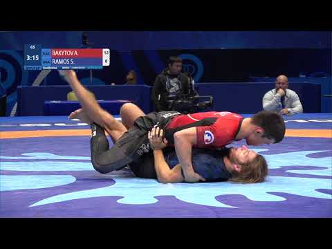 Qual. Men's GP No-Gi - 77 kg: A. BAKYTOV (KAZ) v. S. RAMOS (USA)