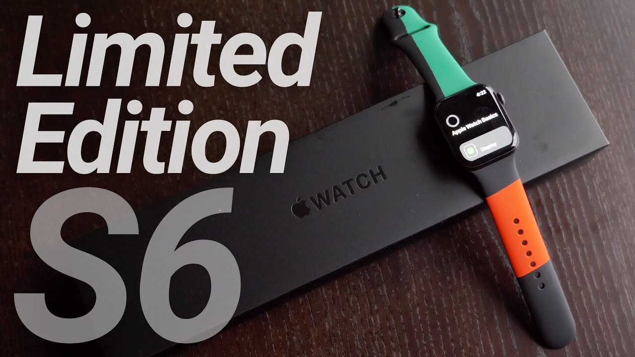 Limited Edition Apple Watch Series 6 Black Unity Unboxing!