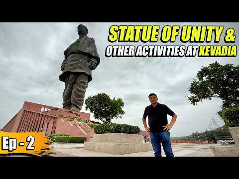 Ep - 2  Kevadia, Gujarat Part 1 | Statue of unity | Valley of flowers | Miyawaki Forest, Maze garden
