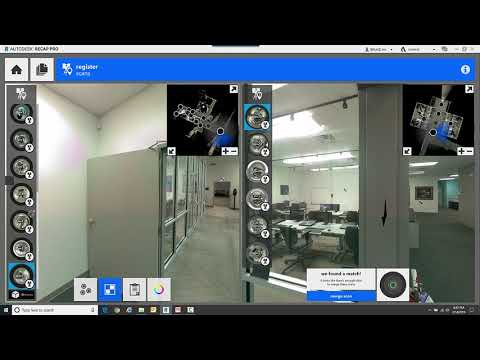 Merging Together 2 Scanned Projects with Common Targets Using ReCap Pro