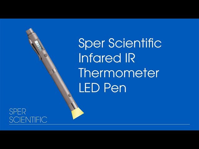 Infrared IR Thermometer LED Pen Demo