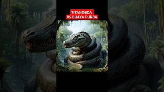 Download lagu Titanoboa VS Ancient Crocodile Who is the Winner #titanoboa #giantcrocodile mp3