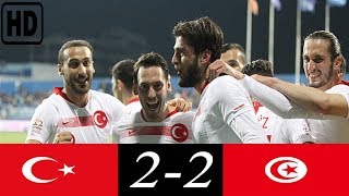 Türkiye 2-2 Tunus Maç Özeti - HD- 01/06/2018