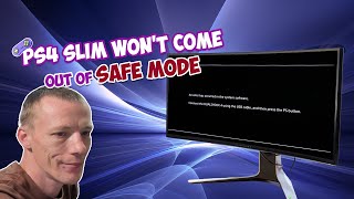 PS4 Slim Stuck In Safe Mode Repair