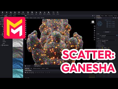 Maverick Render Product Viz Scatter Ganesha