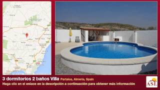 preview picture of video '3 dormitorios 2 baños Villa se Vende en Partaloa, Almeria, Spain'
