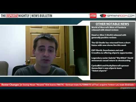 The eSports Nightly News Broadcast for September 24th - October 7th