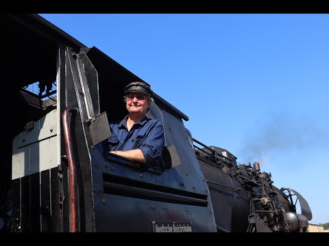 A steam train ride at the STAR railway museum in Stadskanaal (the Netherlands)