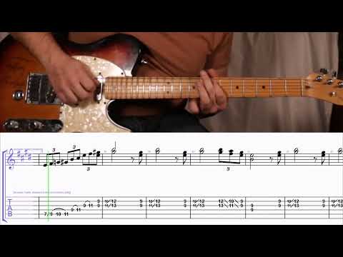 How to Play the Melody and Intro to I'm So Lonesome I Could Cry by Hank Williams on Guitar with TAB