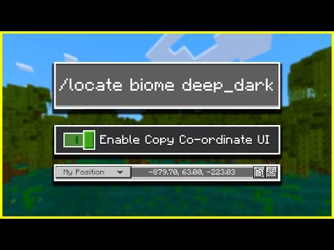 ECKOSOLDIER - How to use locate biome command in Minecraft Bedrock Edition (Secret Feature)
