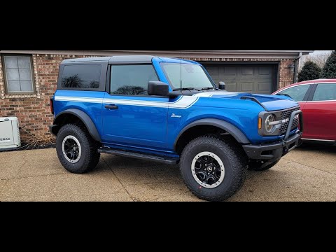 2022 Bronco Running Board installation.