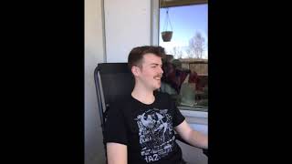 E&#39;de&#39; efterfest på eran balkong