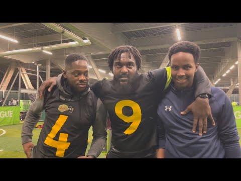 LAS TAKE ON 5-ASIDE - WINJA'S GETTING WARM!!! ... IT GOT AGGRESSIVE 😤🤬