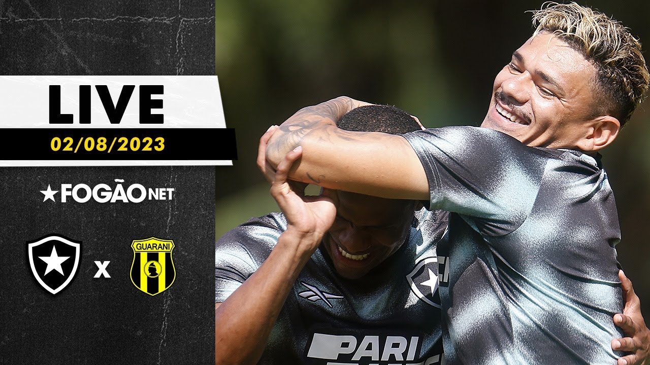 LIVE | Pré-jogo de Botafogo x Guaraní-PAR e último dia da janela de transferências