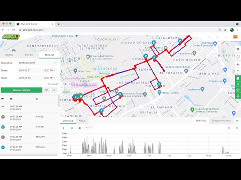 Alien GPS Tracker - Historial y Recorridos