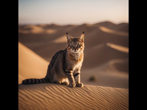 Sand Cat Vs Saharan horned viper Snake. #snake #cat #sahara #animals #nocturnals