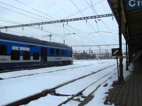 Příjezd vlaku Os 7008 - Chomutov