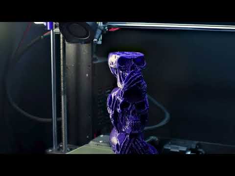 The Three Wise Skulls 3D Print Time Lapse