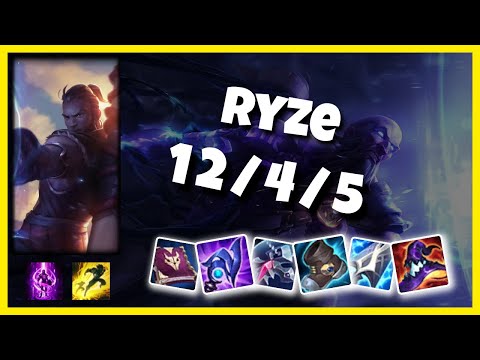 Ryze vs Orianna LUDEN'S KOREAN Challenger MID (12/4/5) - v10.24