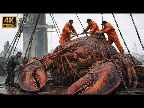 How Fisherman Can Make Up to $350,000 in 6 Days? | Giant Alaskan Lobster Fishing 