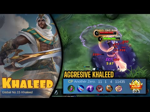 Khaleed Best Build By. Another Zero. | Khaleed Top Global | Khaleed Gameplay