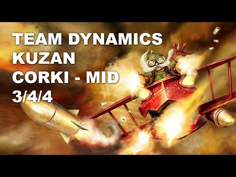Team Dynamics Kuzan Mid Corki vs Zoe - KR Master Patch 10.8