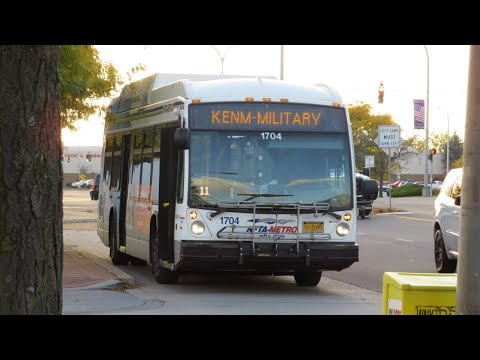 NFTA Metro Ride Route 61 Outbound [FULL ROUTE] Bus 1704 - 2017 Novabus LFS Diesel