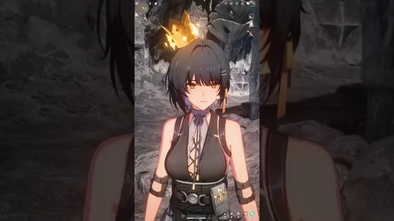 Wuthering Waves Vertical Gameplay test #wuwa #wutheringwaves #wuwabattle