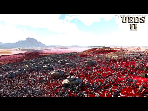 150,000 WW2 ARMIES vs 1,500,000 MEDIEVAL ARMIES | Ultimate Epic Battle Simulator 2 | UEBS2