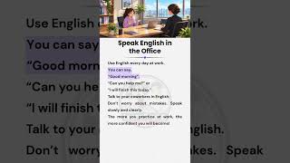 Speak English in the Office 👩🏼‍💼 |  | English Reading and Speaking Practice | #englishforbeginners