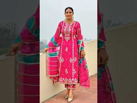 heavy party wear hand work suit #punjabisong #shortvideo #ytshorts #latest #fashiontrends