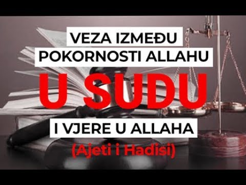 2) SUĐENJE I VLADANJE ZAKONOM MIMO ALLAHOVOG ZAKONA 2. predavanje - Ebu Ahmed
