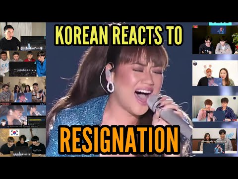 KOREAN reacts to Resignation - MORISSETTE AMON in Asia's Song Festival 2018