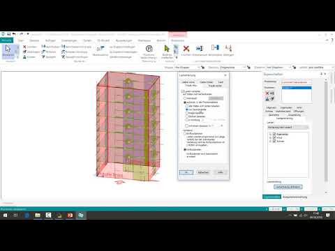 Erdbebenanalyse in MicroFe 2019 - Teil 3 - Wind und Schneelasten ermitteln und verteilen