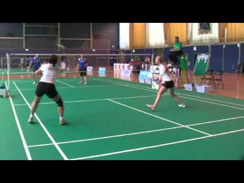 Championnat de France de badminton N3 J9 2011 - Imbc3 vs Lpr2 DD set 1
