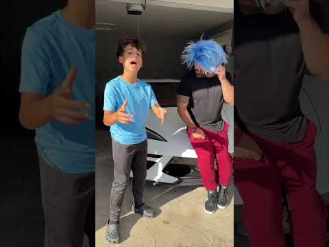 Lorenzo: voy a cantar en portugues.  Papa: yo te apoyo! :)