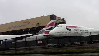 British Airways 747 before they were scrapped Heathrow