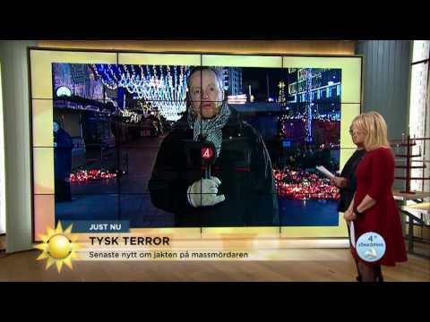 Ännu ingen gripen för Berlin-dådet - Nyhetsmorgon (TV4)