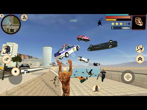 ► GTA Fire Giant Superhero All Car Throwing Under The Sea - Stone Giant By Naxeex Publishing